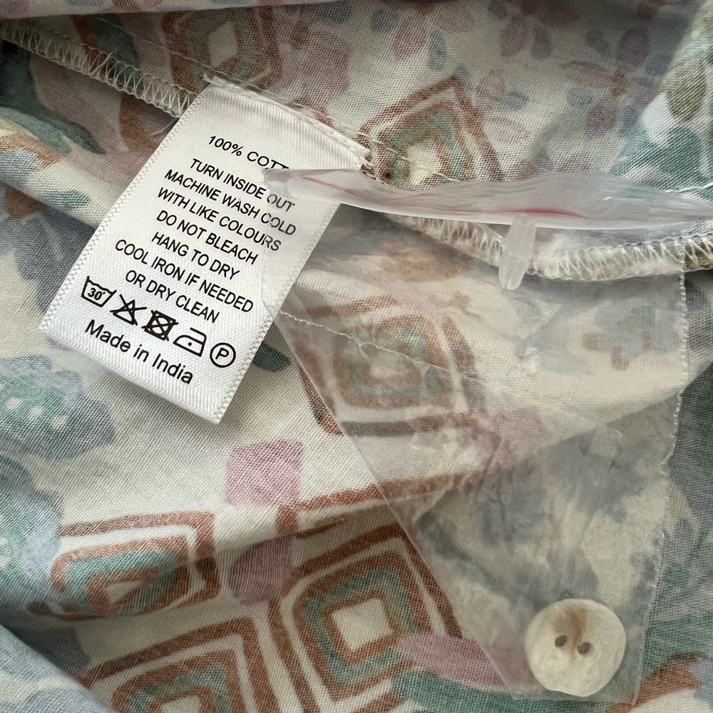 Laroque 100% Cotton Patchwork Tile Print Drop Wai… - image 10